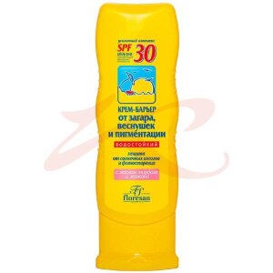 Флоресан крем-барьер 125мл от загара веснуш пигмент spf30 водост (ф-114). Фото