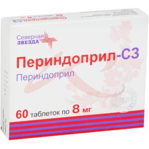 Периндоприл-сз таблетки 8мг №60. Фото