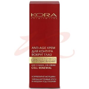 Кора клеточное обновление крем для кожи вокруг глаз 25мл ig5 коррект. anti-age. Фото