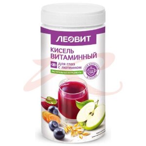 Леовит кисель 400г витаминный д/глаз с лютеином. Фото