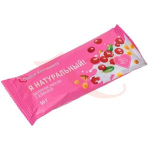 Сердце континента я натуральный! батончик-мюсли 50г клюква. Фото