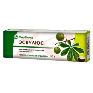 Эскулюс мазь для местного применения гомеопатическая 30г. Фото