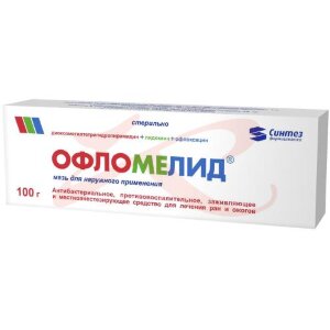 Офломелид мазь для наружного применения 100г. Фото