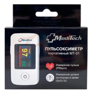 Медитек пульсоксиметр напалечный портативный мт-01. Фото