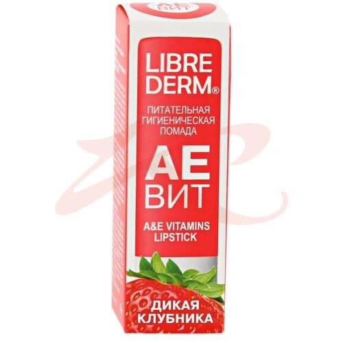 Либридерм аевит помада для губ 4г дикая клубника купить в Воронеже ...