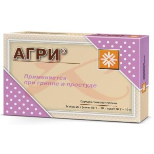 Агри гранулы гомеопатические 10г №2. Фото