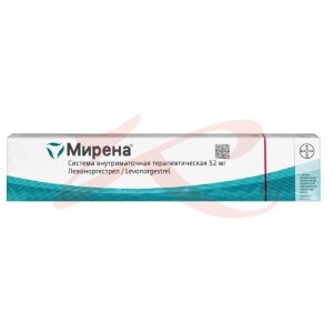 Мирена система внутриматочная терапевтическая 52мг №1. Фото