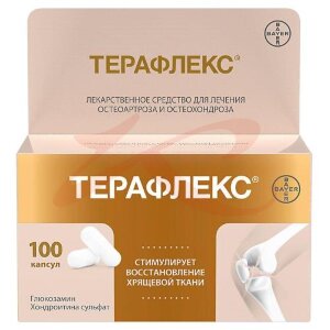 Терафлекс капсулы 500мг + 400мг №100. Фото