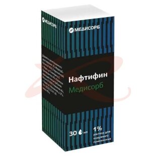 Нафтифин медисорб раствор для наружного применения 1% 30мл. Фото