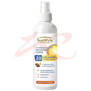 Сан стайл молочко-спрей 125мл с/защитн spf20. Фото