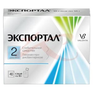 Экспортал порошок для приготовления раствора для приема внутрь 10г №10. Фото