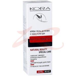 Кора крем-гель д/век масло ши п/отеков 30мл. /арт.41873/3100/ [kora]. Фото