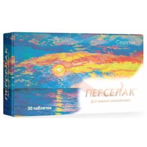 Перселак седатив таблетки 600мг №30. Фото