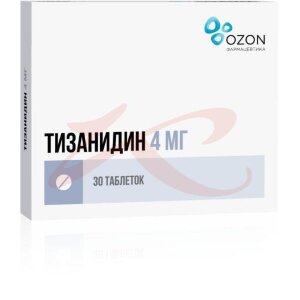 Тизанидин таблетки 4мг №30. Фото