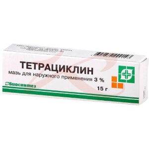 Изображение Тетрациклин мазь для наружного применения 3% 15г Тетрациклин мазь для наружного применения 3% 15г. Фото