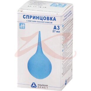 Альпина пласт спринцовка пвх №3а мягк након 27мл. Фото