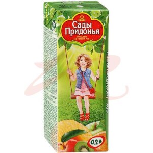 Сады придонья сок 200мл. мультифрукт 12 мес. +. Фото