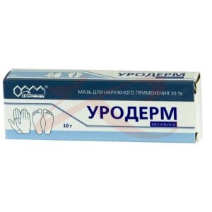 Уродерм мазь для наружного применения 30% 10г. Фото