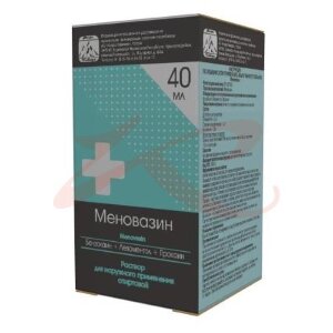Меновазин раствор для наружного применения спиртовой 40мл. Фото
