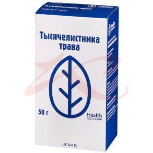 Тысячелистника трава сырье растительное измельченное 50г. Фото