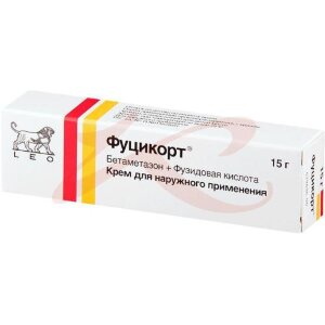 Фуцикорт крем для наружного применения 15г. Фото
