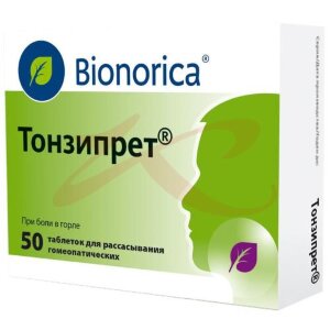 Тонзипрет таблетки для рассасывания гомеопатические №50. Фото
