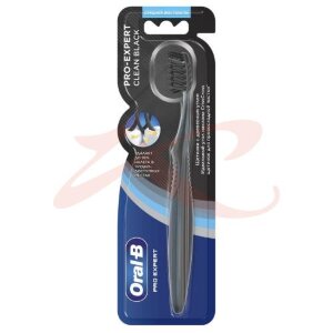 Орал би проэксперт зубная щетка clean black сред жесткости. Фото