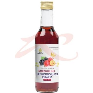 Царь сироповъ сироп 250мл боярышник + чернопл рябина на фруктозе. Фото