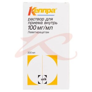 Кеппра раствор для приема внутрь 100мг/мл 300мл. Фото