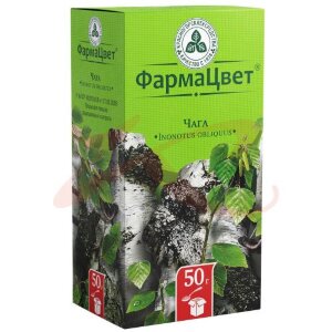 Чага сырье растительное измельченное 50г. Фото