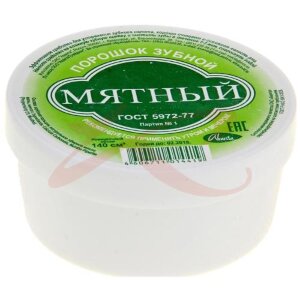 Аванта зубная порошок 140 см3/60г мятный. Фото