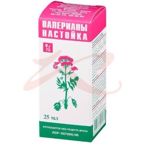 Валерианы настойка 25мл. Фото