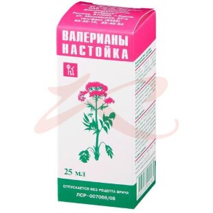 Валерианы настойка 25мл. Фото