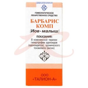 Барбарис комп гранулы гомеопатические 20г. Фото
