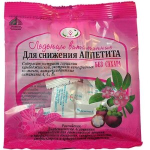Вулкан леденцы без сахара 30г д/снижения аппетита. Фото