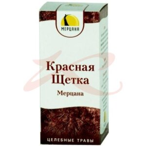 Мерцана красная щетка жидкость для внутреннего применения 50мл. Фото