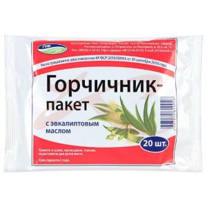 Горчичники-пакет №20 эвкалипт. масло /петрофарм/. Фото