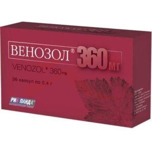 Изображение Венозол капсулы 360мг №36 Венозол капсулы 360мг №36. Фото