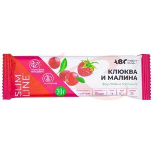 Авс хэлси фуд батончик фруктовый 30г клюква-малина. Фото