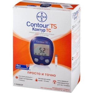 Контур тс прибор для измерения уровня глюкозы в крови. Фото