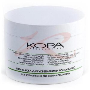 Кора крем-маска 300мл д/укрепл и роста волос /арт 5408/. Фото