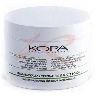 Кора крем-маска 300мл д/укрепл и роста волос /арт 5408/. Фото