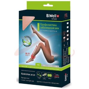 Би велл про колготки компрессионные прозр 1кл р 2 /арт jw-311/ черн. Фото