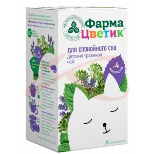 Фармацветик фиточай 1,5г №20 д/спокойного сна. Фото