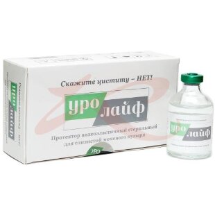 Уролайф протектор 50мл вязкоэласт стер д/слизистой мочевого пузыря (состав 1). Фото