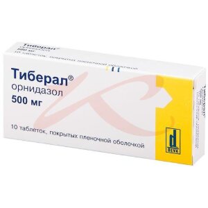Тиберал таблетки покрытые пленочной оболочкой 500мг №10. Фото