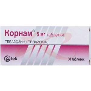 Изображение Корнам таблетки 5мг №30 Корнам таблетки 5мг №30. Фото