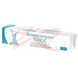 Флексотрон плюс средство для внутрисуставного введения шприц 20мг/мл 3мл №1. Фото
