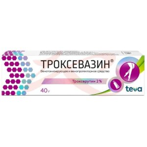 Троксевазин гель для наружного применения 2% 40г. Фото
