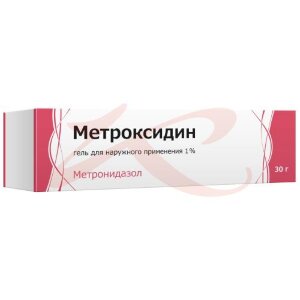 Метроксидин гель для наружного применения 1% 30г. Фото